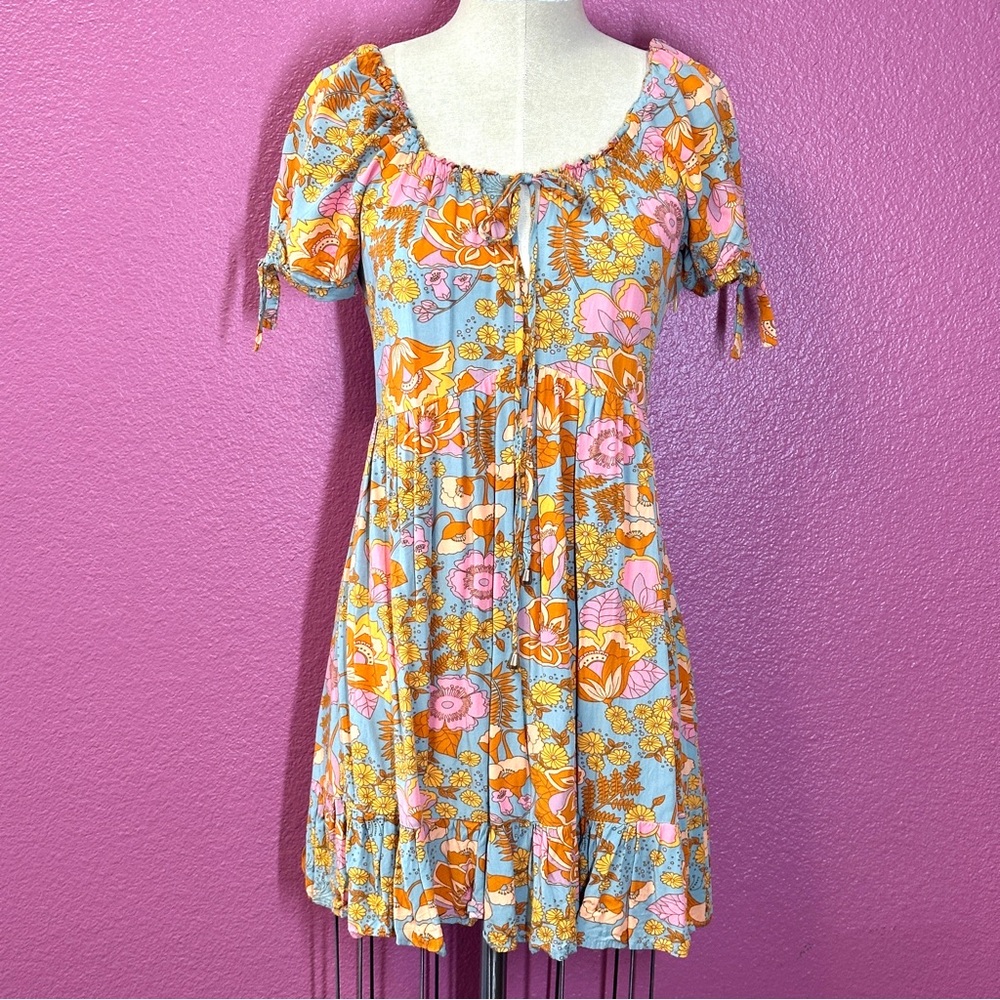 Floral Boho Mini Dress